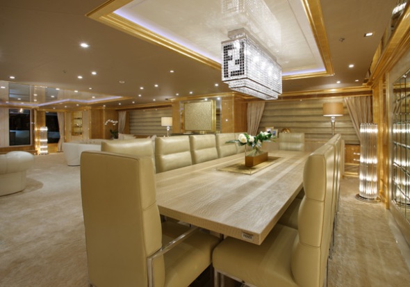 парусные новости, Верфь Benetti и Fendi Casa создали мегаяхту, роскошная яхта